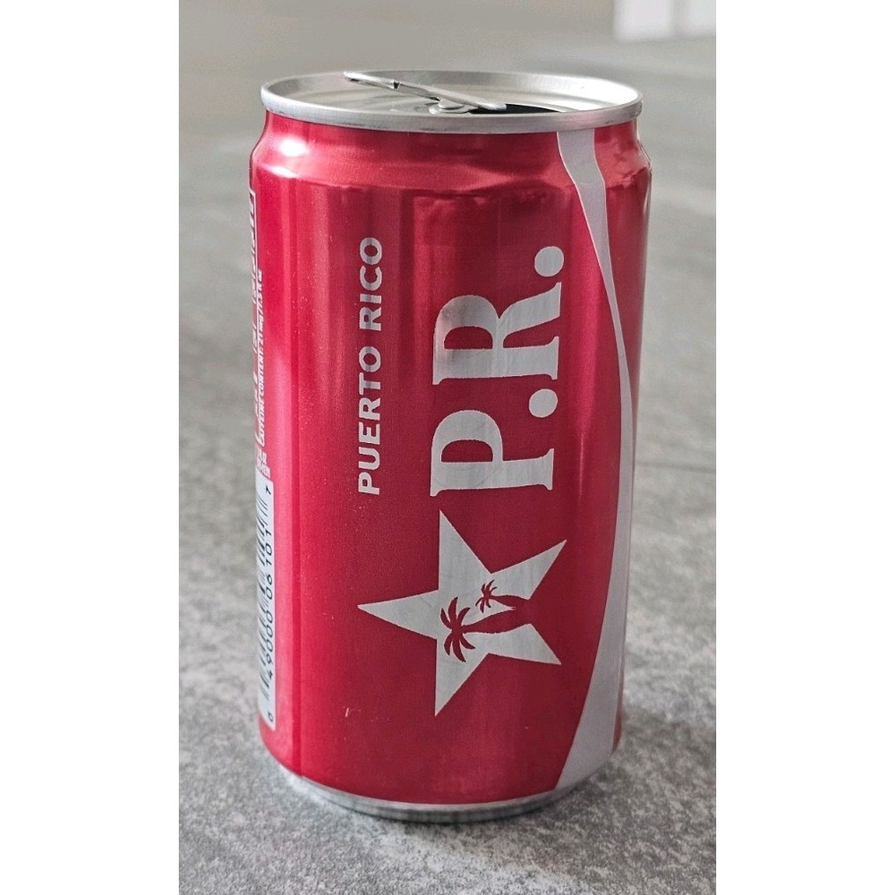 Coca Cola America250 Limited Ed PUERTO RICO- P.R. Mini Can Empty